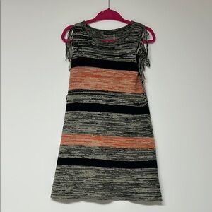 Chic Striped Sleeveless Dress
